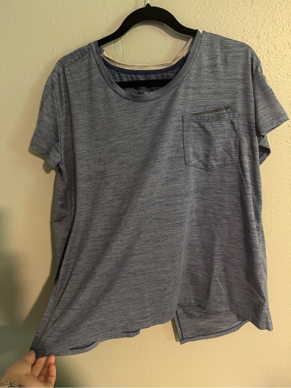 Outdoor Research Heathered Slate Blue Short Sleeve Pocket Tee - Women